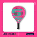 Lekke Lob Starter Padel Racket, pink and teal
