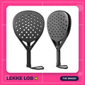 Lekke Lob Carbon Pro Padel Racket, black