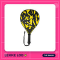 Lekke Lob Lite Padel Racket, yellow and black