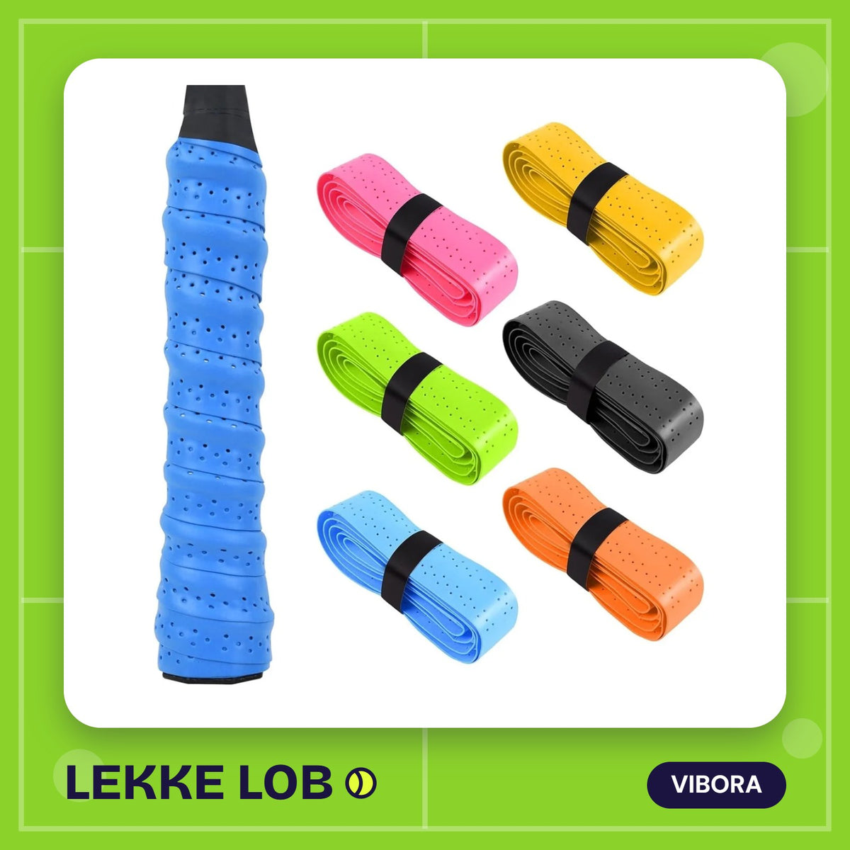 Perforated padel overgrips
