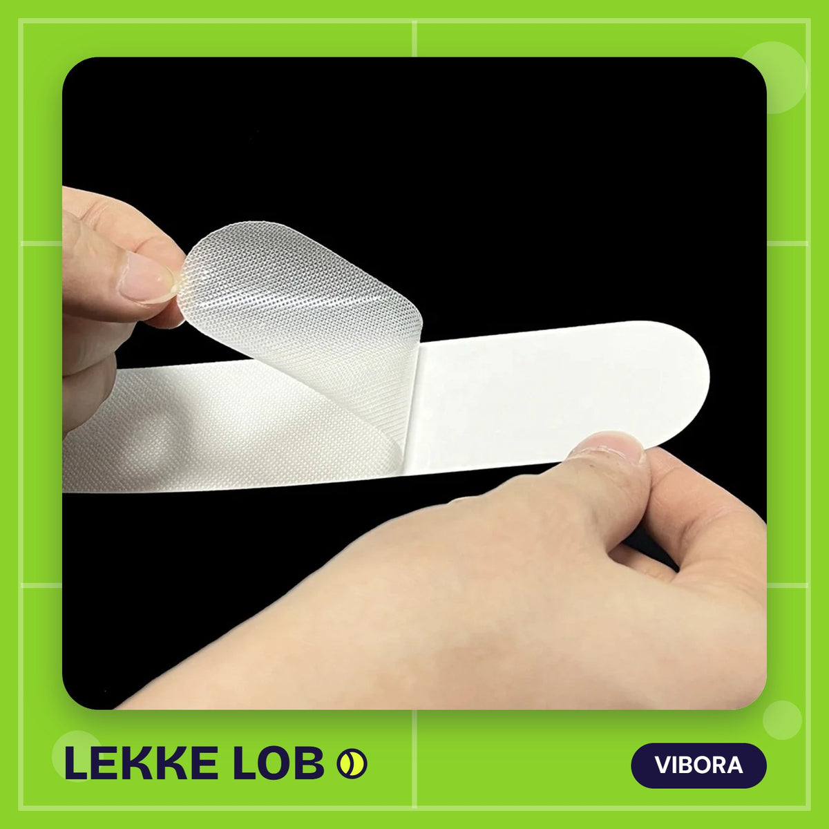 Clear racket frame protector tape